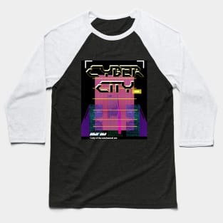 cybercity futuristic streetwear Baseball T-Shirt